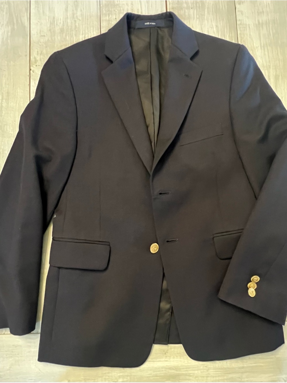 Boys Lord and Taylor navy blazer size 12